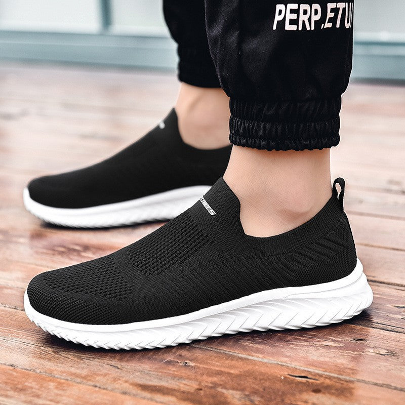 Damen Komfortable Slip-On Sneakers mit rutschfester Sohle EB