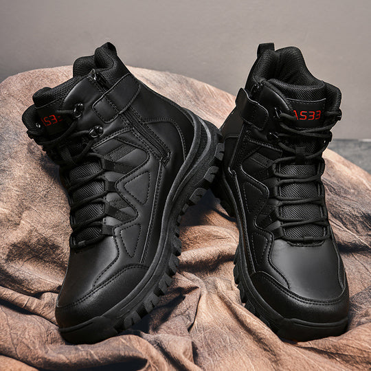 Herren Multifunktionale Wanderstiefel mit hohem Knöchelschutz und griffiger Sohle EB