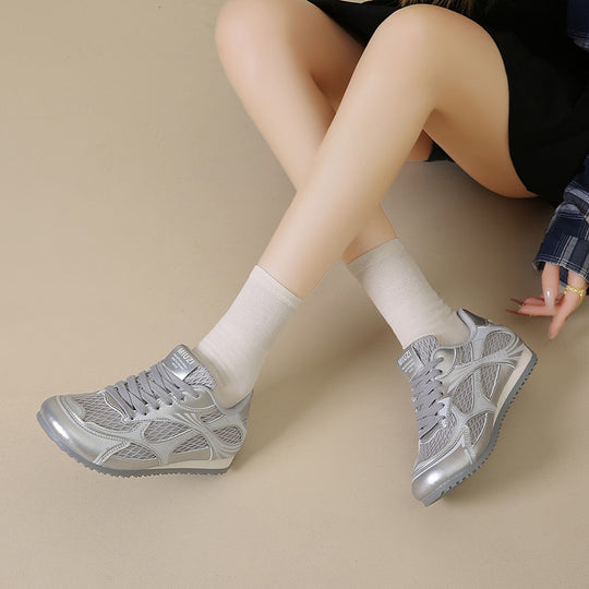 Damen Atmungsaktive Freizeitsneaker mit rutschfester Laufsohle und flexiblem Obermaterial EB
