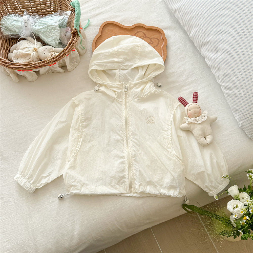 Unisex nan leichte Kapuzenwindjacke mit elastischen Bündchen und verstellbarem Kordelzugsaum EB