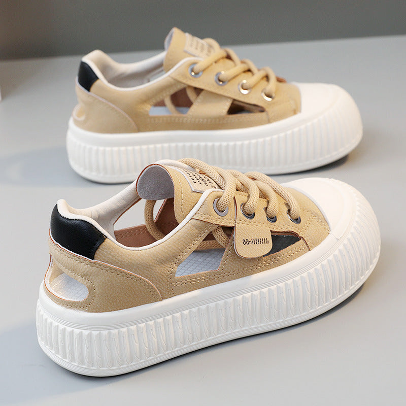 Damen Sportliche Sneaker mit atmungsaktiver Mesh-Oberfläche und flexiblem Design EB