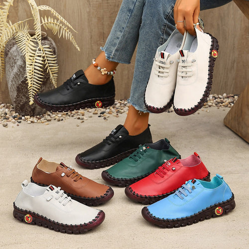 Damen Bequeme Ledersneaker mit innovativem Sohlenprofil EB