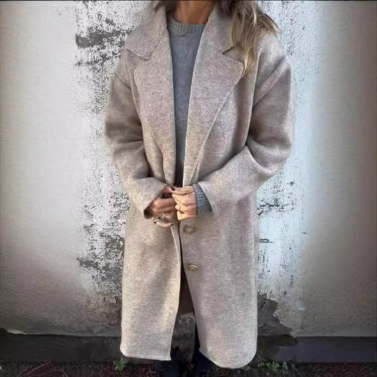 Femme Cozy Oversized Wollmischung Mantel EB