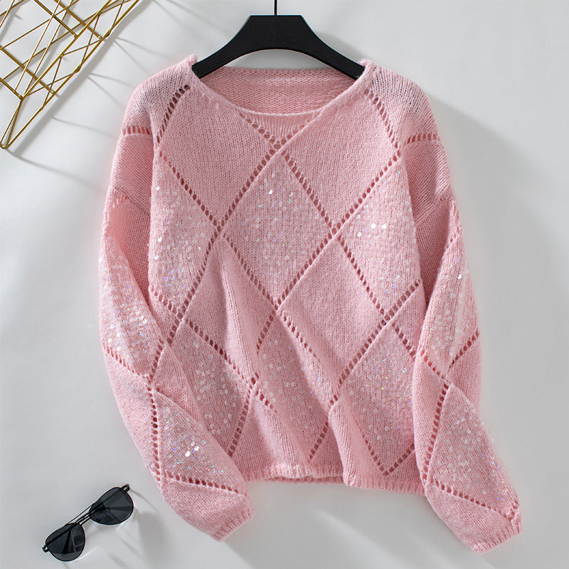 EB | Luftiger Hohlstrickpullover Für Übergangszeit