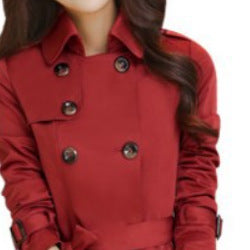 EB | Schlanker Trenchcoat mit Doppelter Knopfreihe