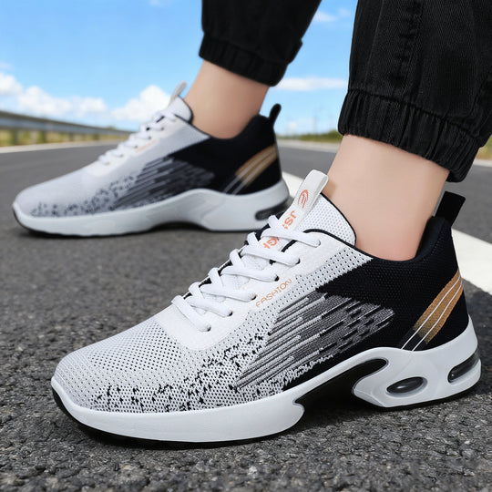 Damen Sportliche Mesh-Sneakers mit dämpfender Sohle EB