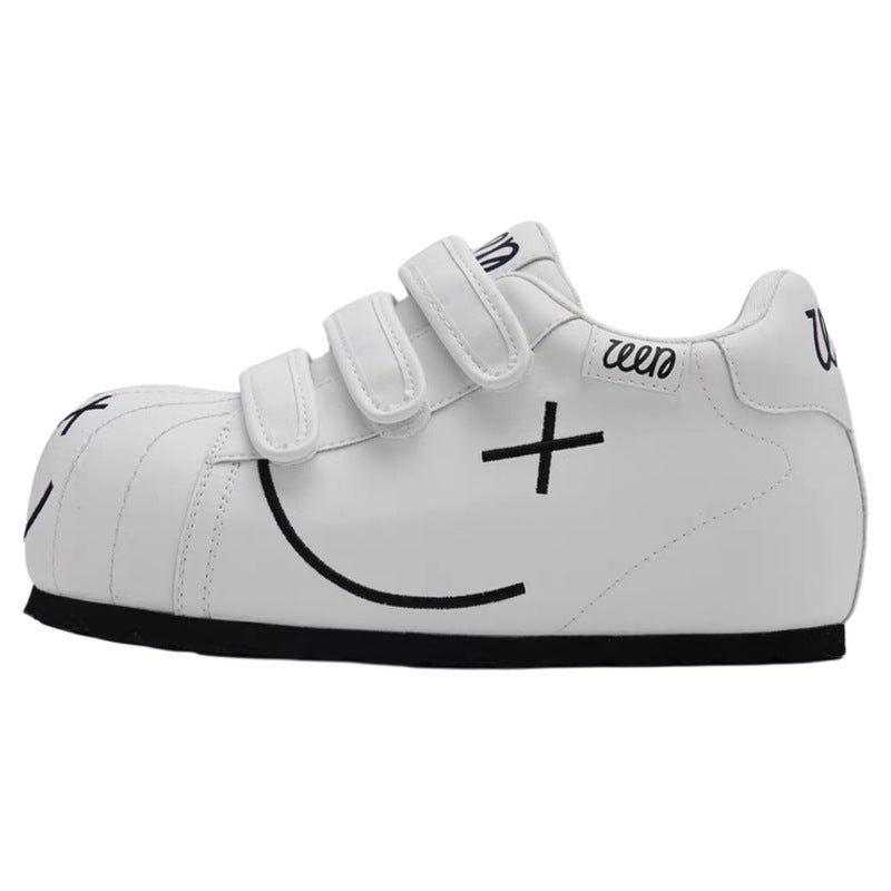 Damen Sneakers mit praktischem Klettverschluss und verspieltem Design EB