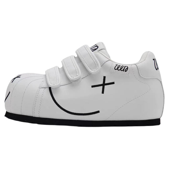 Damen Sneakers mit praktischem Klettverschluss und verspieltem Design EB