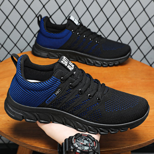 Damen Sportliche Sneakers mit atmungsaktiver Mesh-Oberfläche und rutschfester Sohle EB