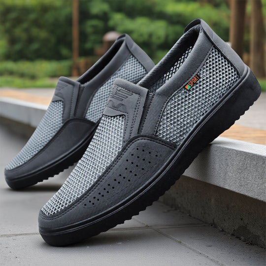 Damen Atmungsaktive Slip-On Sneakers mit rutschfester Sohle EB
