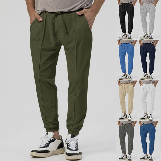 Herren Sportliche Freizeithose mit atmungsaktivem Gewebe und praktischen Seitentaschen EB