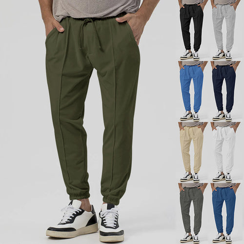 Herren Sportliche Freizeithose mit atmungsaktivem Gewebe und praktischen Seitentaschen EB