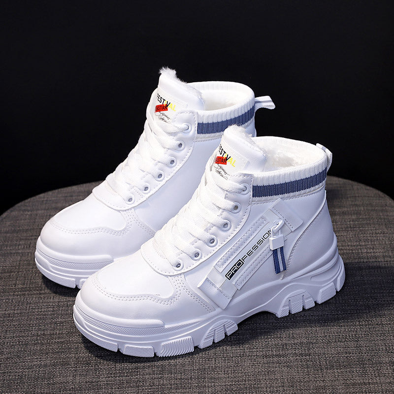Damen Isolierte Winterstiefel mit rutschfester Sohle und warmem Innenfutter EB