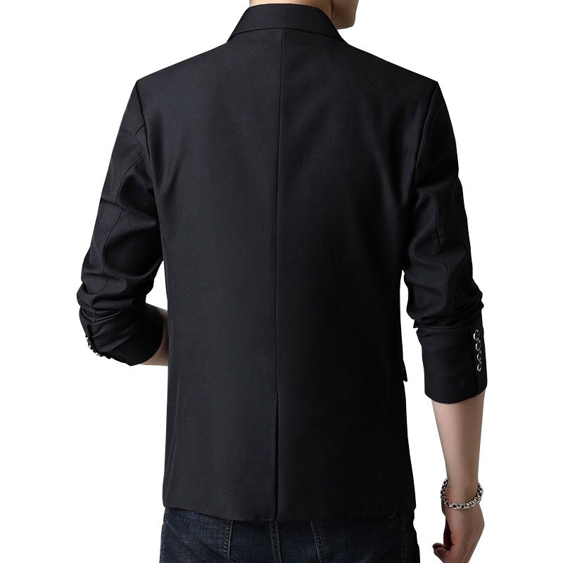 Herren Schlankes Business-Sakko mit minimalistischem Design und Stretch-Komfort EB