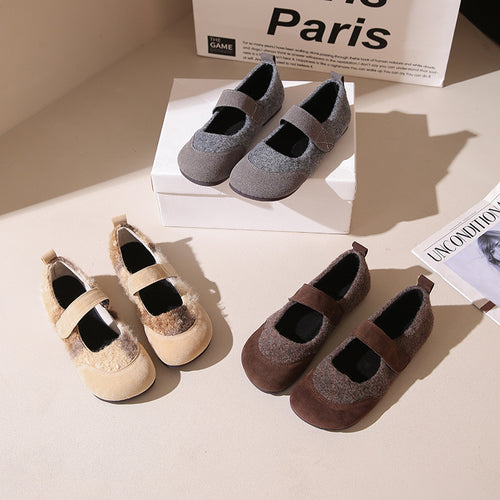 Damen Hausschuhe mit verstellbarem Riemen und weichem Innenfutter EB