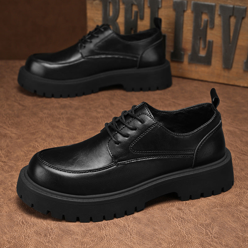 Damen Elegante Schnürschuhe mit robustem Profil und hochwertigen Materialien EB