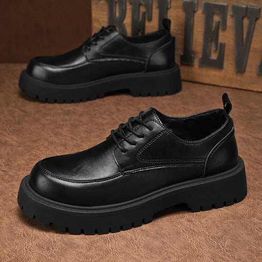 Damen Elegante Schnürschuhe mit robustem Profil und hochwertigen Materialien EB