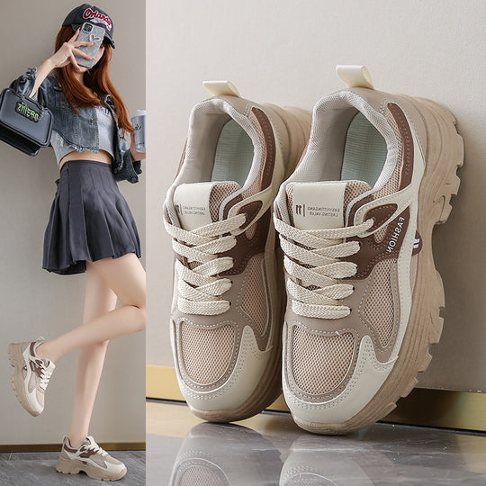 Damen Sportliche Fashion Sneakers mit innovativem Sohlenprofil EB