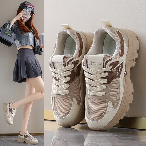 Damen Sportliche Fashion Sneakers mit innovativem Sohlenprofil EB