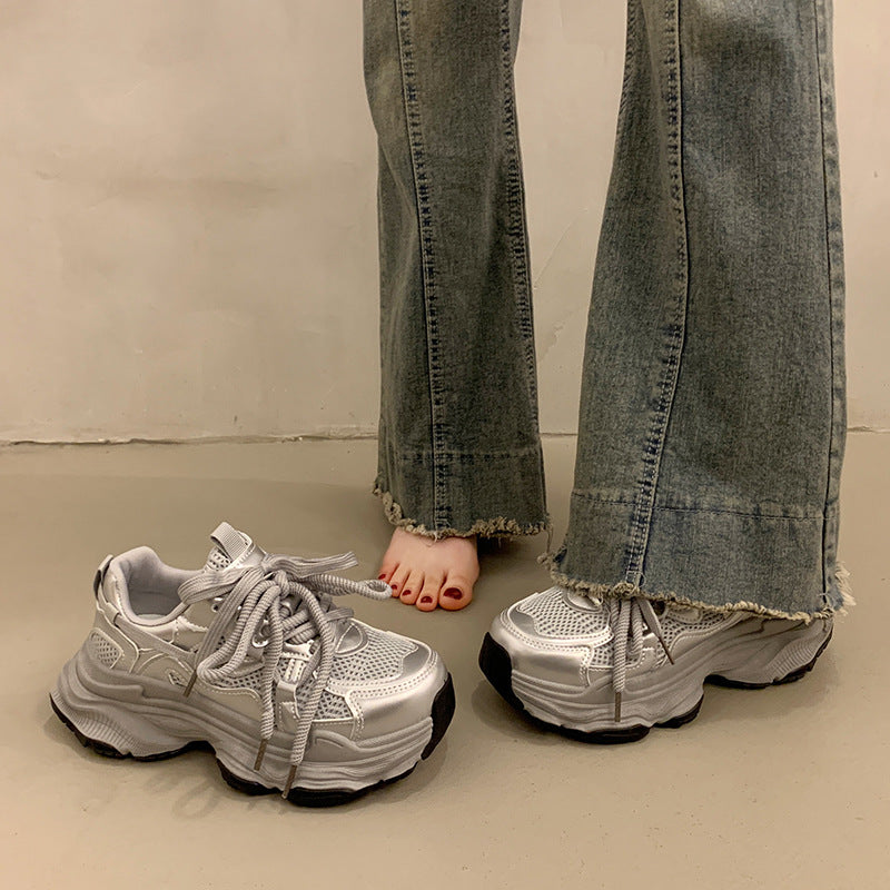 Damen Sneaker mit dämpfender Sohle und atmungsaktivem Obermaterial EB