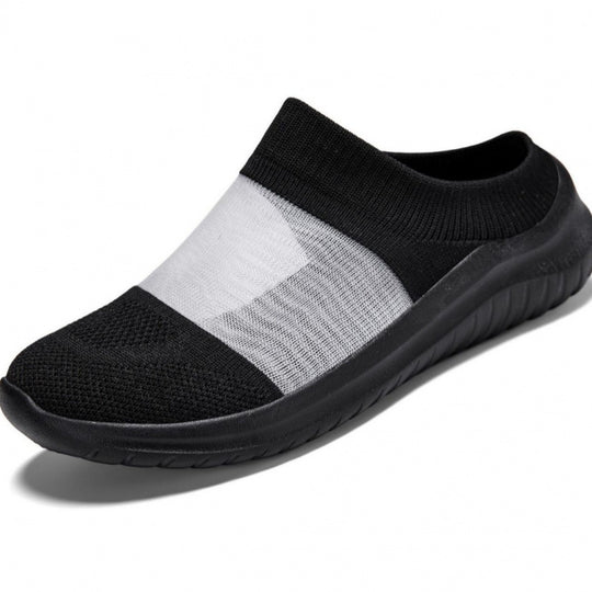Damen bequeme Clogs aus atmungsaktivem Obermaterial EB