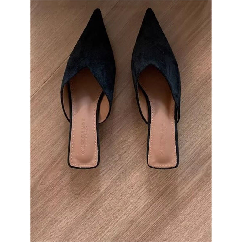 Damen spitze Mules mit elegantem Schnitt EB