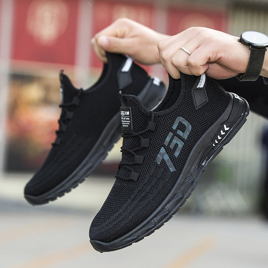Damen Atmungsaktive Sneakers mit flexibler Laufsohle und stoßdämpfendem Fußbett EB