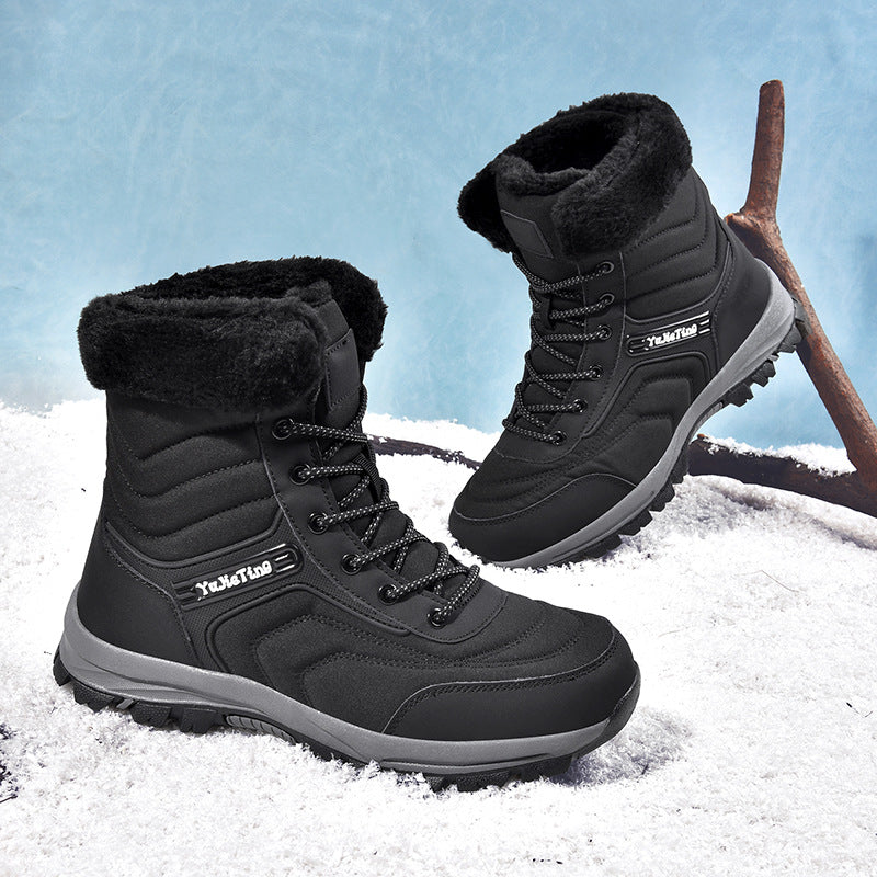 Herren Winterstiefel mit isolierender Fütterung und rutschfester Sohle EB