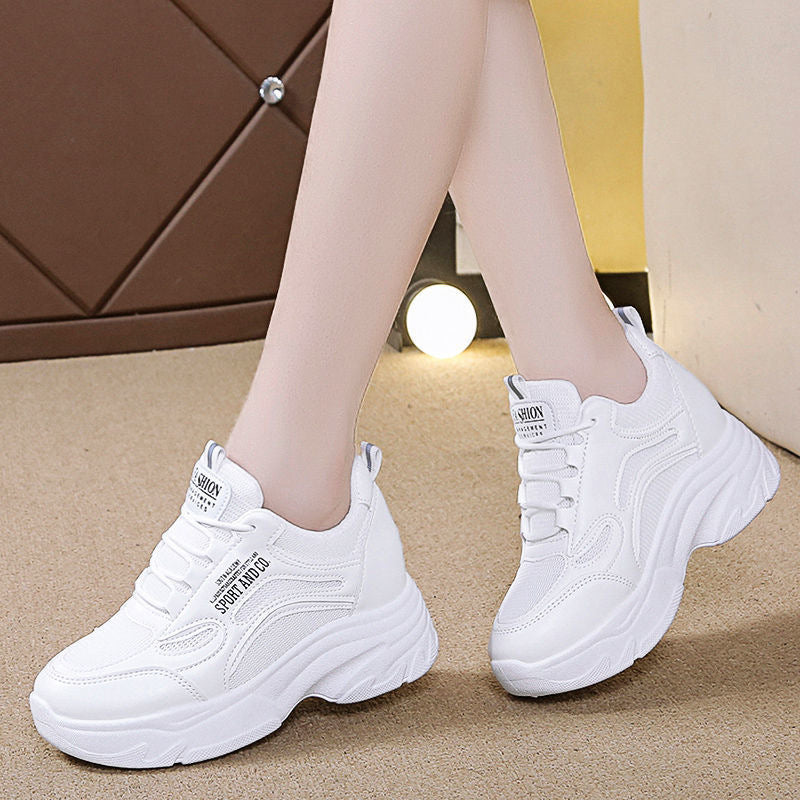 Damen Sportliche Chunky Sneakers mit atmungsaktiver Obermateriel von EB