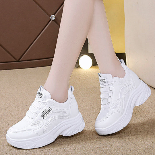 Damen Sportliche Chunky Sneakers mit atmungsaktiver Obermateriel von EB