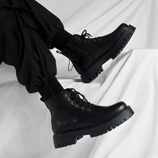 Herren Robuste Schnürstiefel mit rutschfester Sohle und strapazierfähigem Obermaterial EB