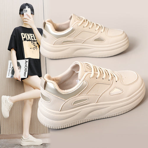 Damen modische Sneakers mit dämpfender Laufsohle und atmungsaktiver Konstruktion EB