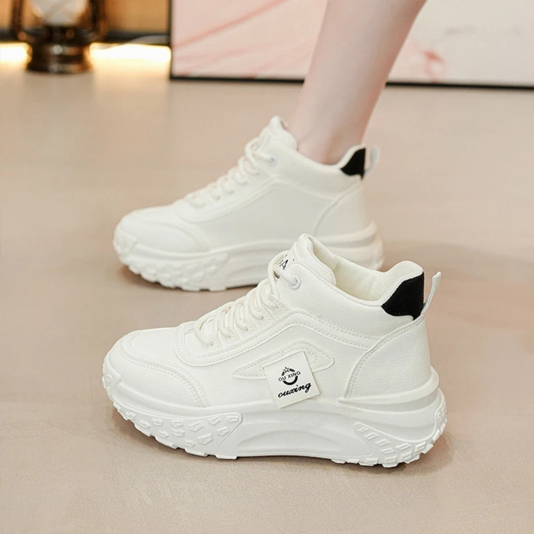 Damen Sportliche High-Top Sneakers mit rutschfester Sohle und dämpfendem Komfort EB