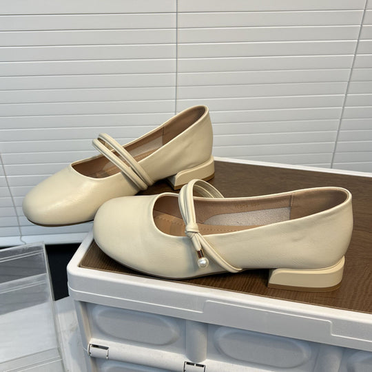 Damen elegante Ballerinas mit stilvollem Riemen und komfortablem Fußbett EB
