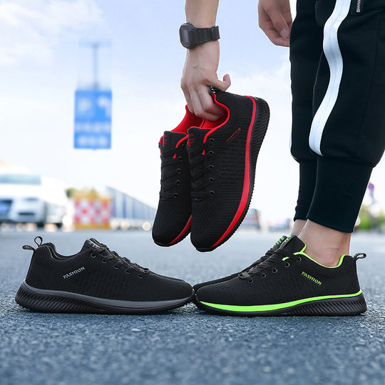 Damen Atmungsaktive Sneakers mit flexibler Laufsohle und modernem Design EB