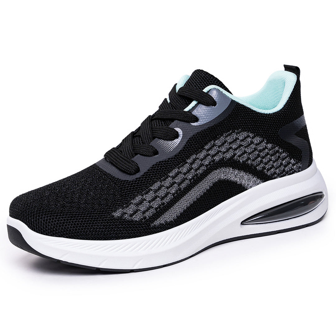 Damen Atmungsaktive Freizeitsneaker mit rutschfester Sohle und elastischem Obermaterial EB