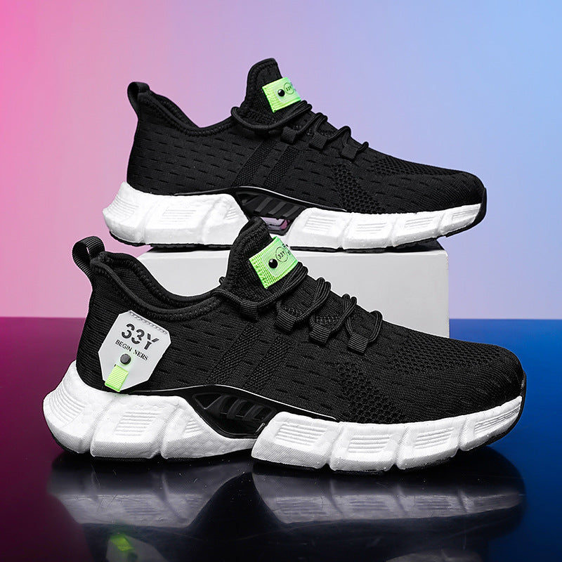 Damen Leichte und atmungsaktive Lifestyle Sneaker mit stoßdämpfender Sohle EB
