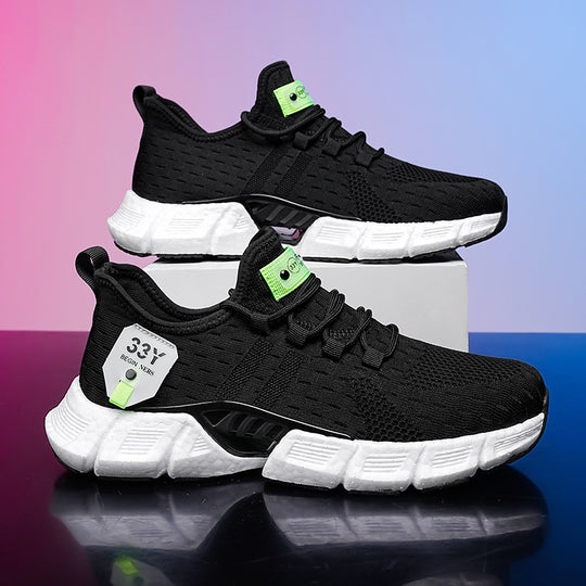 Damen Leichte und atmungsaktive Lifestyle Sneaker mit stoßdämpfender Sohle EB