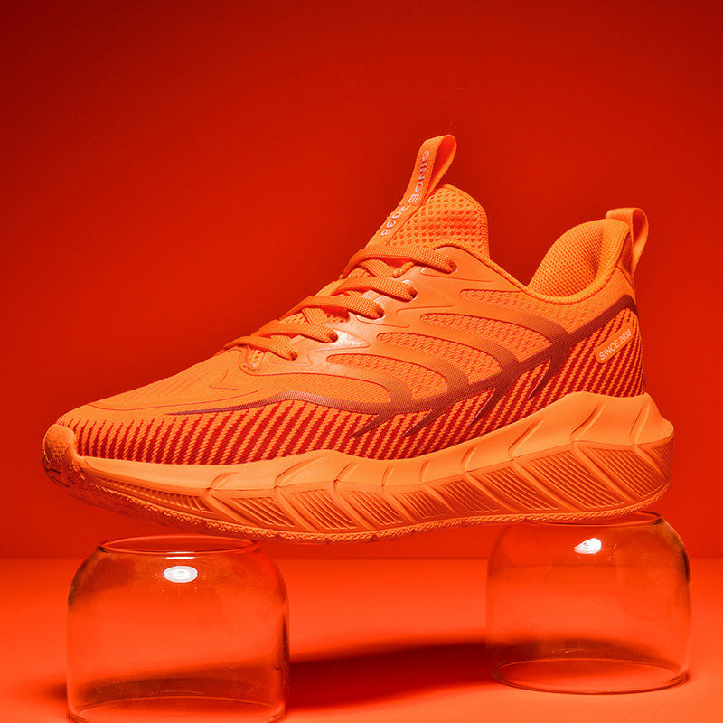 Damen Sportliche Lauf-Sneaker mit atmungsaktiver Oberflächenstruktur und dämpfender Sohle EB