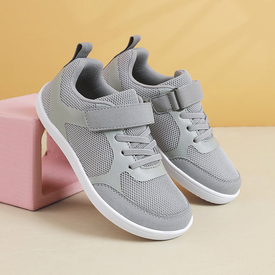 Unisex nan leichte Mesh-Sneaker mit elastischem Schnürsystem, Klettverschluss und EVA-Zwischensohle EB