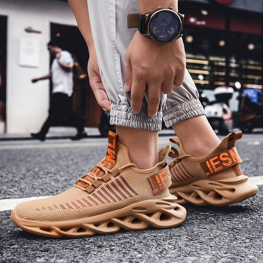 Damen Sportliche Hochleistungs-Sneaker mit atmungsaktiver Mesh-Oberfläche und flexibler Sohle EB