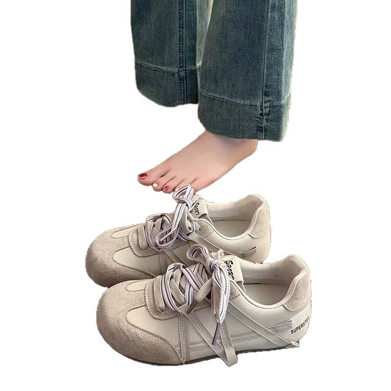 Damen Modische Sneaker mit innovativer Schnürung und atmungsaktiver Innenstruktur EB