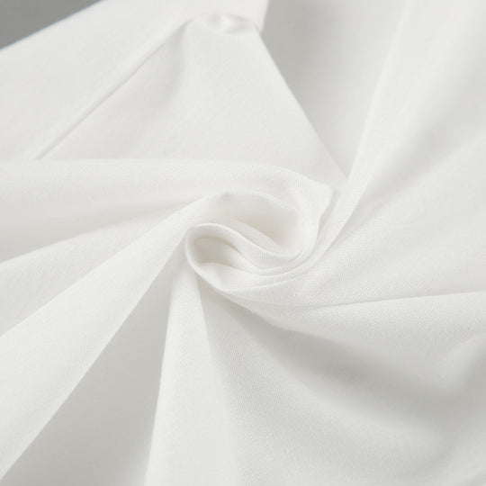 Damen Weit geschnittene Leinenhose mit elastischem Bund und hohem Taillenbund EB
