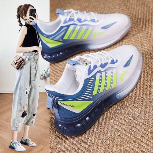 Damen Sportliche Laufschuhe mit atmungsaktivem Obermaterial und dämpfender Sohle EB