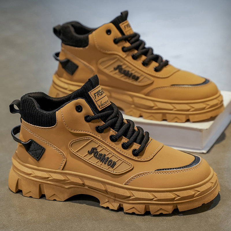 Herren High-Top Sneakers mit robustem Profil und rutschfester Sohle EB