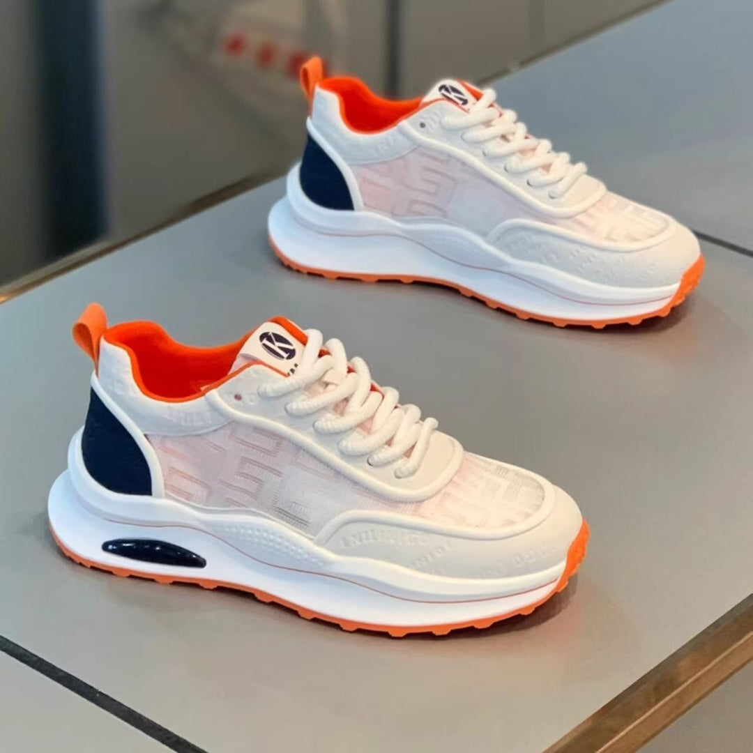 Damen Sportliche Sneaker mit flexiblem Dämpfungssystem und innovativer Oberflächenstruktur EB