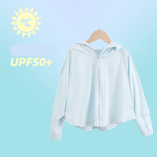 Damen sportliche UV-Schutzjacke mit Kapuze EB