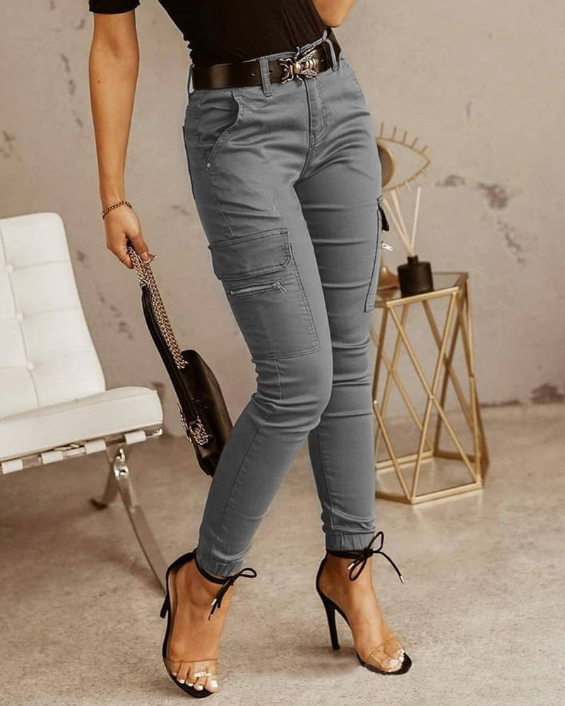 Damen Cargo-Hose mit praktischen Taschen und modernem Schnitt EB
