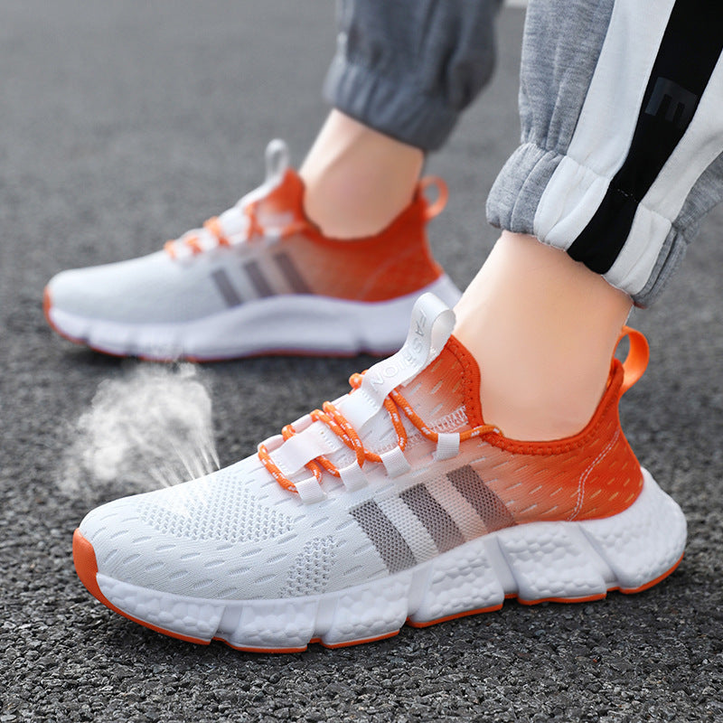 Damen Atmungsaktive Sport Sneakers mit rutschfester Sohle EB