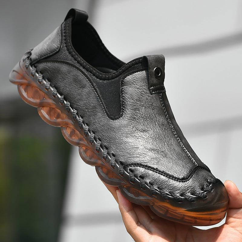 Herren Komfortable Slip-On Mokassins mit ihrem einzigartigen Design EB